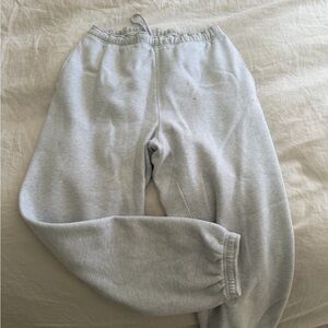 Aritzia Light Gray Cozy Joggers